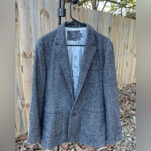 Hawkings McGill • Men’s Blazer Jacket • Grey Wool • Medium